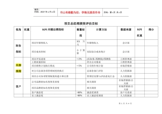 绩效考核工具_18项目总经理