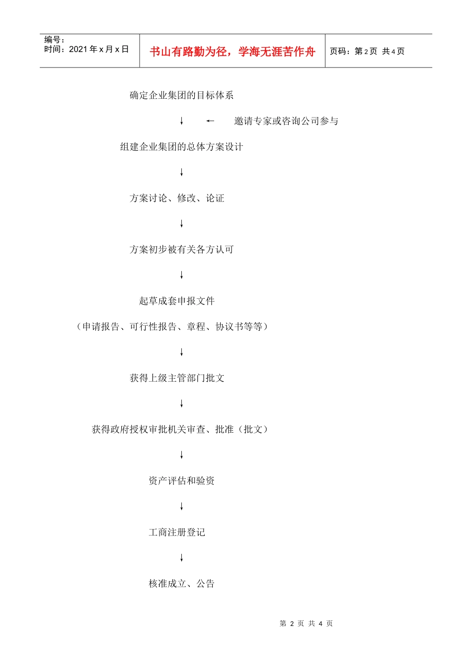 组建企业集团程序_第2页