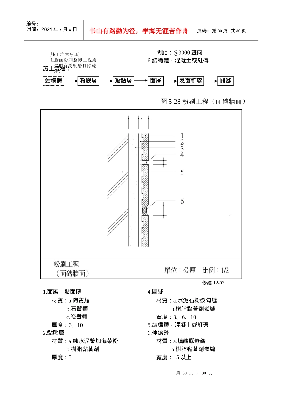 粉刷工程(粉面类)_第3页
