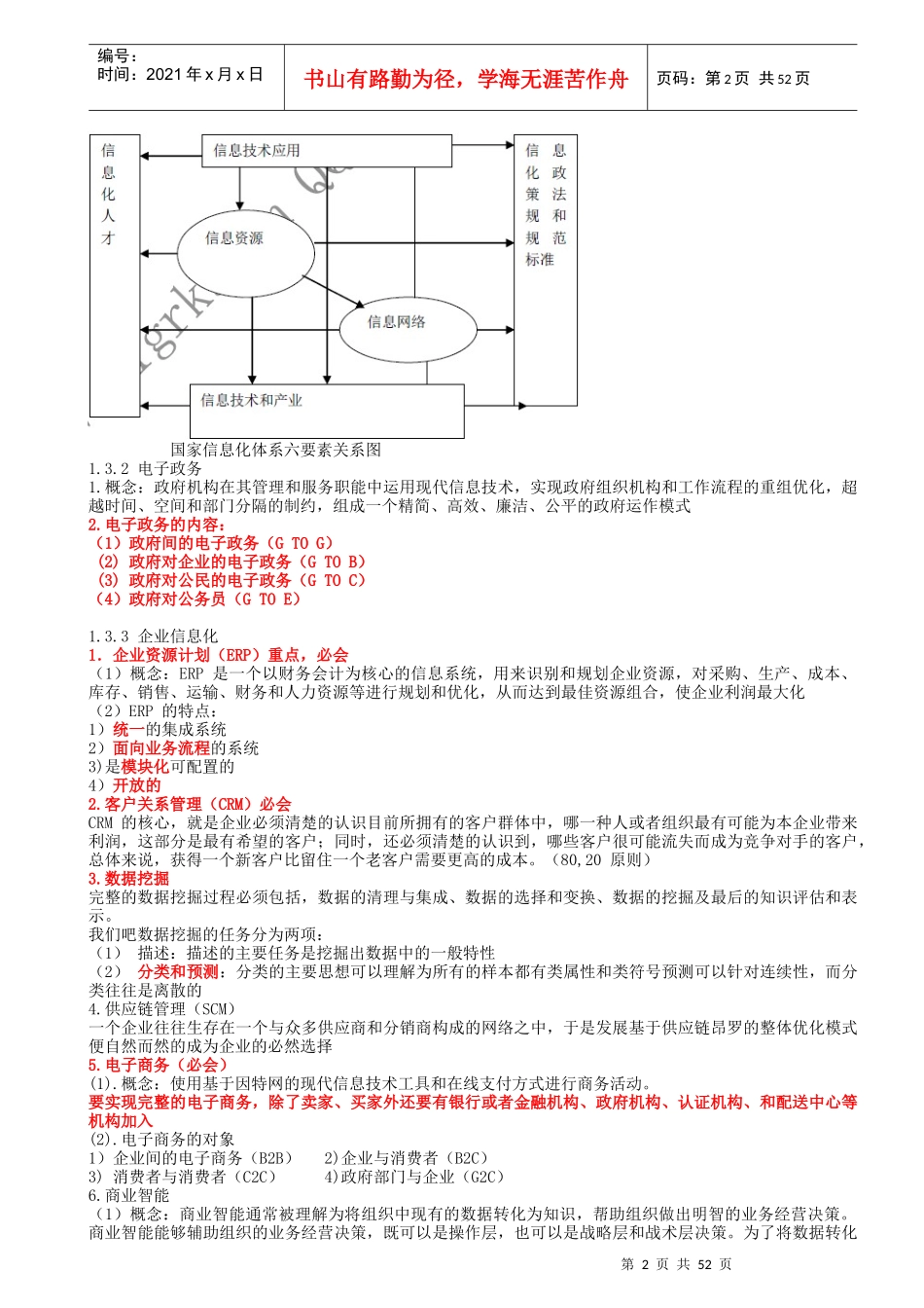 系统集成项目管理工程师重点考点核心资料_第2页