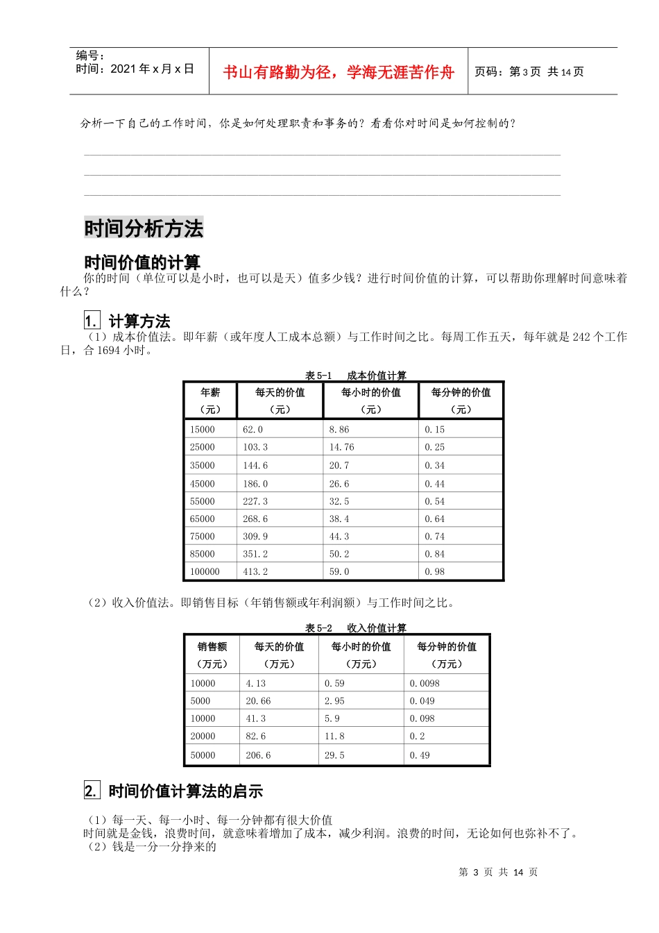 经理人管理技能及时间管理_第3页