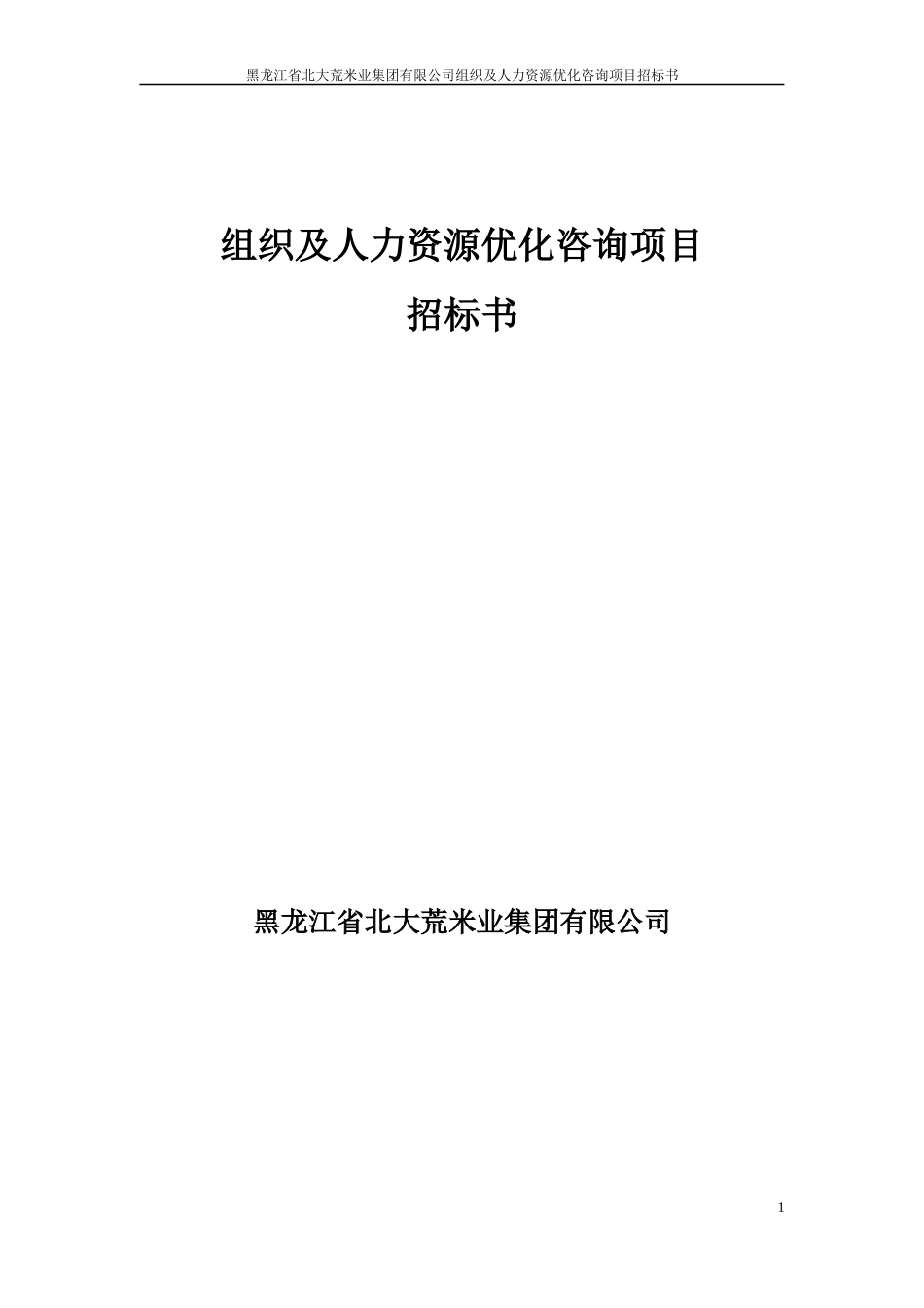 组织及人力资源优化咨询项目_第1页