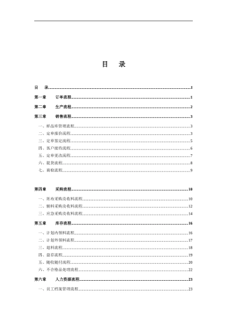 纺织印染企业标准流程管理方案（DOC 33页）
