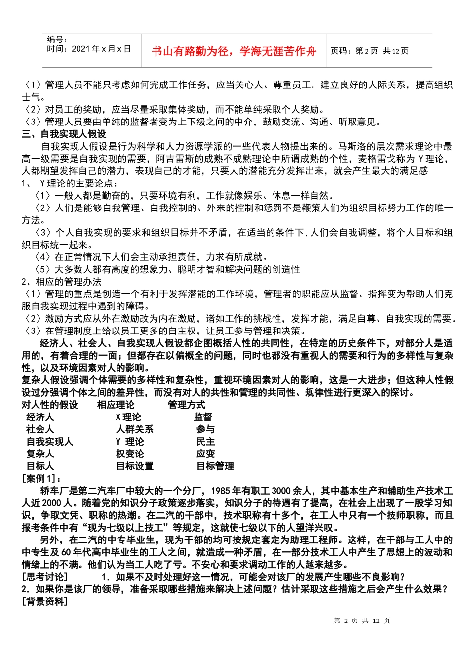 组织行为学复习资料_第2页