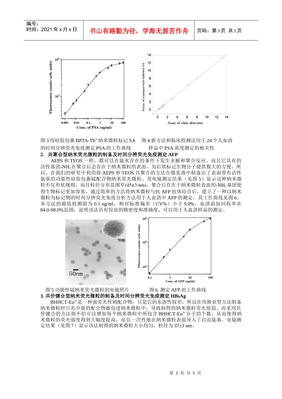纳米稀土荧光材料与时间分辨荧光免疫分析-硅胶包裹纳米铽荧_第3页