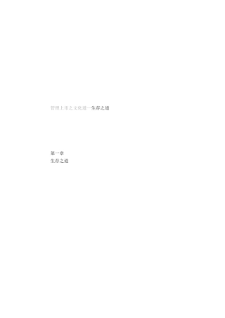 管理上市之文化道--生存之道（DOC 43页）