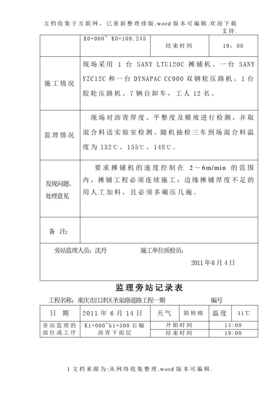 (沥青砼)旁站监理记录表_第3页