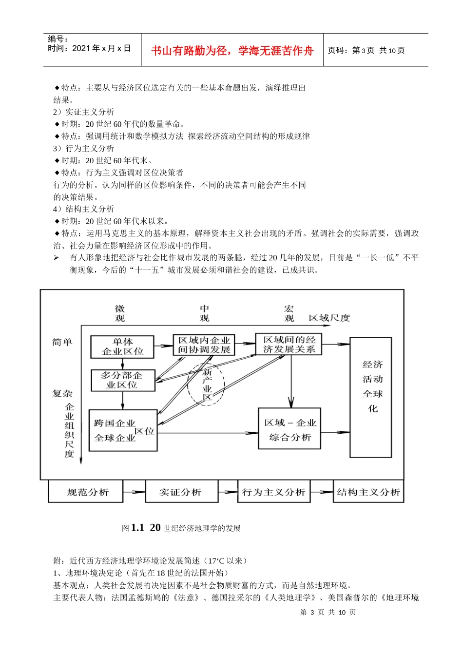 经济地理学发展概述_第3页
