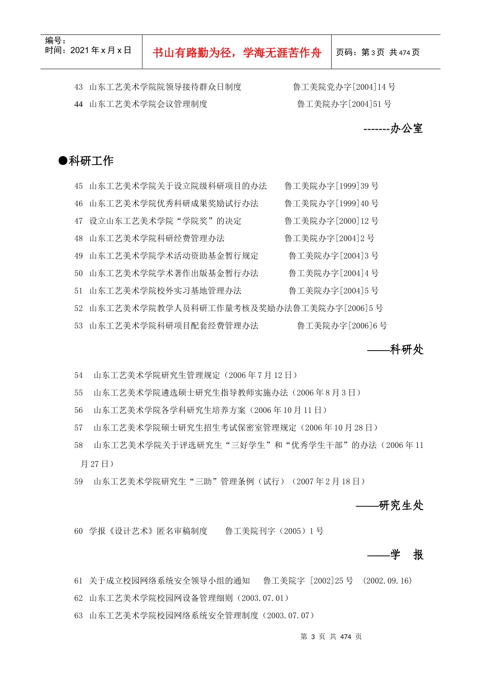 管理制度汇编目录_第3页