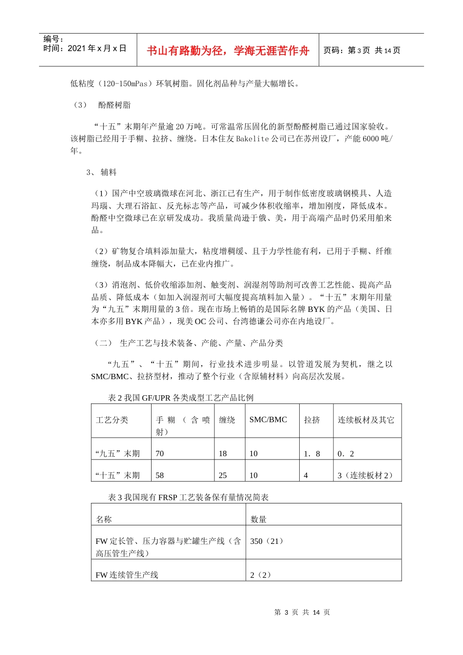 纤维缠绕行业十一五发展规划_第3页