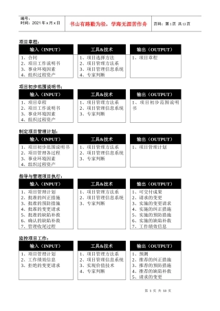 系统集成项目管理工程师软考ITO