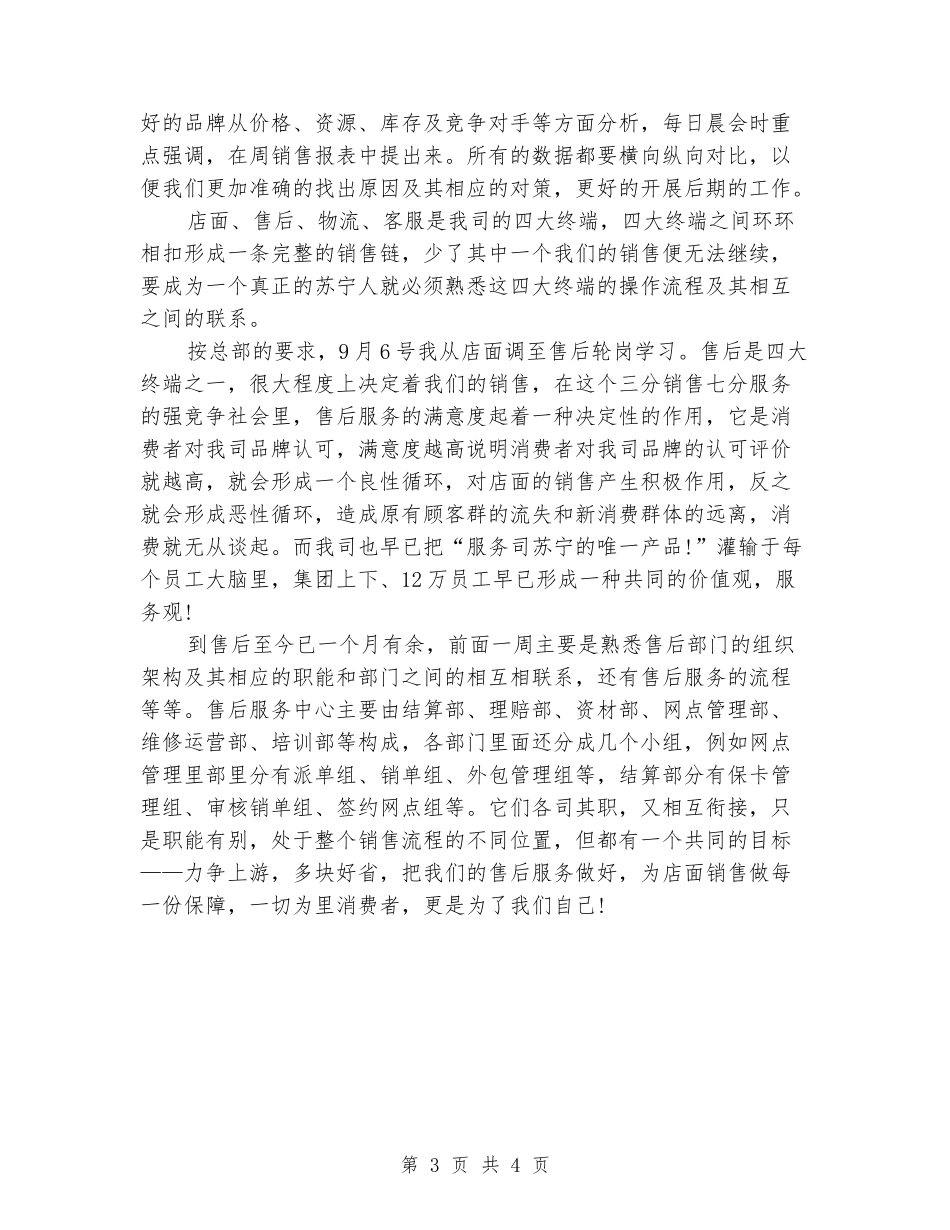 2024年电器销售员试用期工作总结范文_第3页