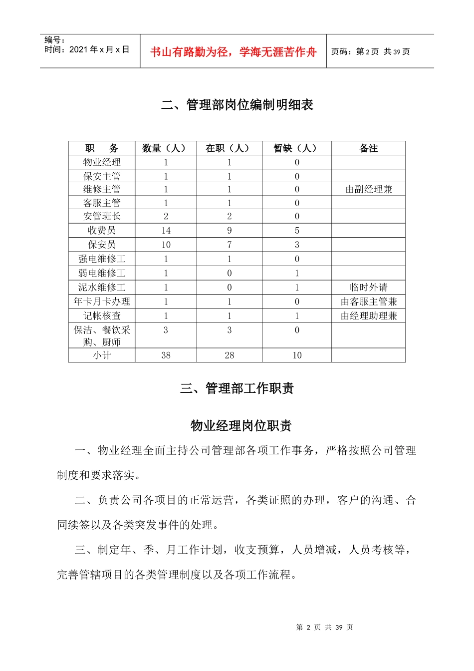 管理部职责及工作流程_第2页