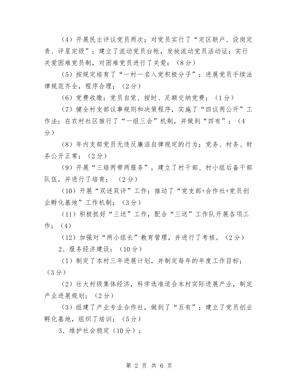 2024年度村党支部书记目标考核方案与2024年度梦想演讲稿范文汇编_第2页