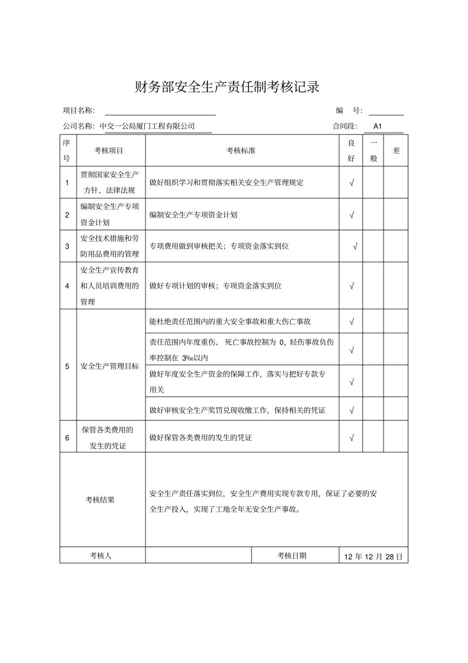 安全生产责任制考核表(全)_第3页