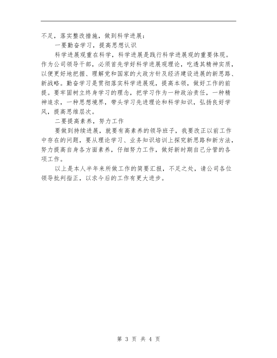 公司经营副总述职报告_第3页