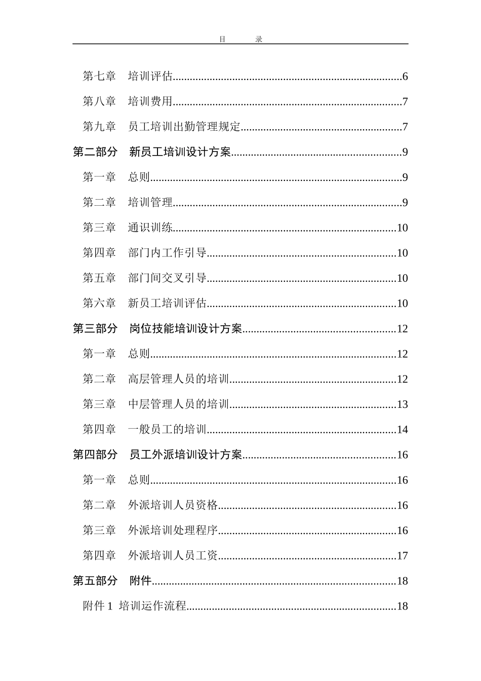 置业有限公司员工培训管理办法_第2页