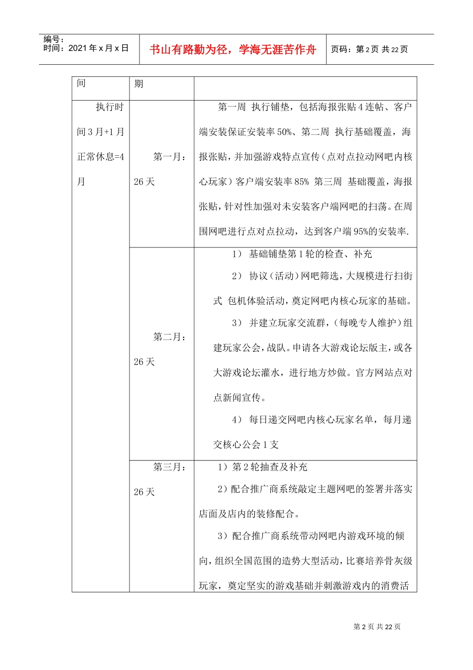 网络游戏地推执行方案(DOC23页)_第2页