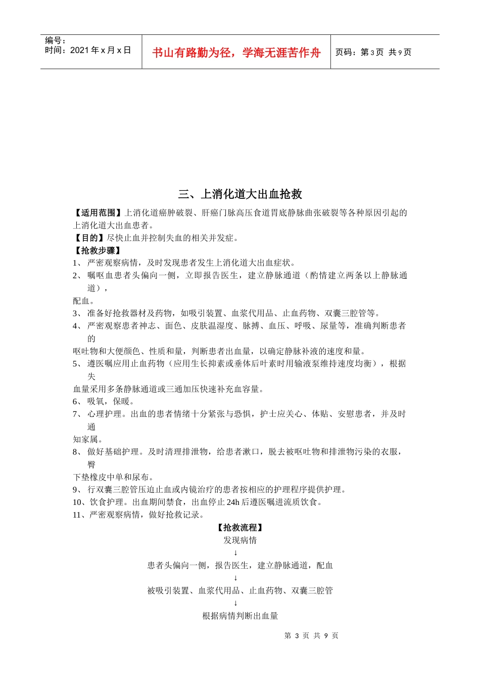 肿瘤专科抢救流程_第3页