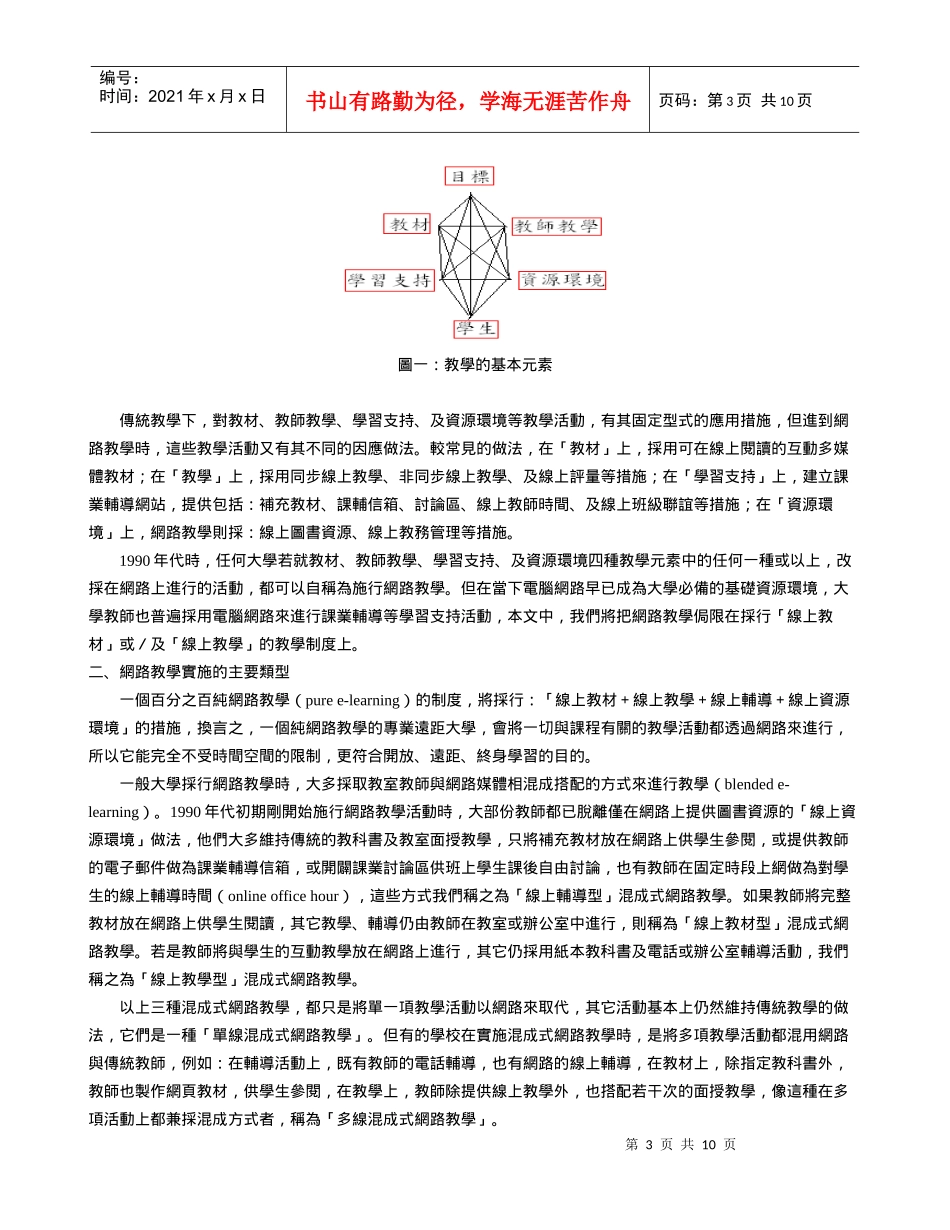 网路教学的成本效益评估_第3页