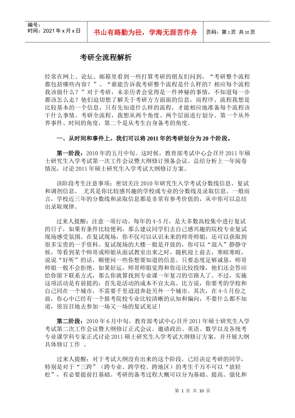 考研全流程解析_第1页