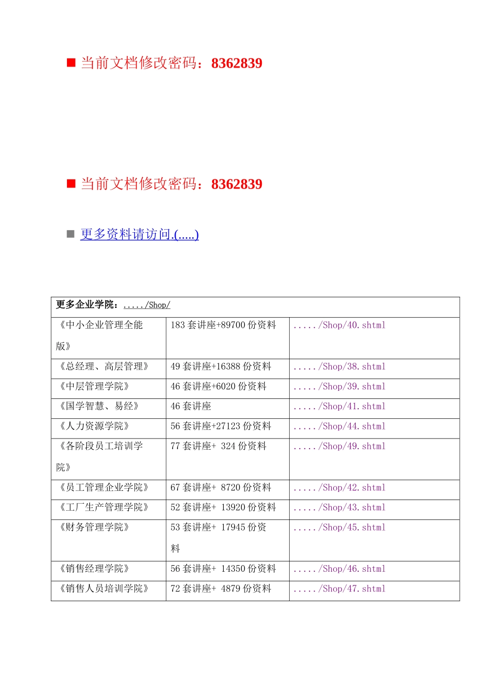 职业经理人十项管理技能特训(doc 220页)_第1页