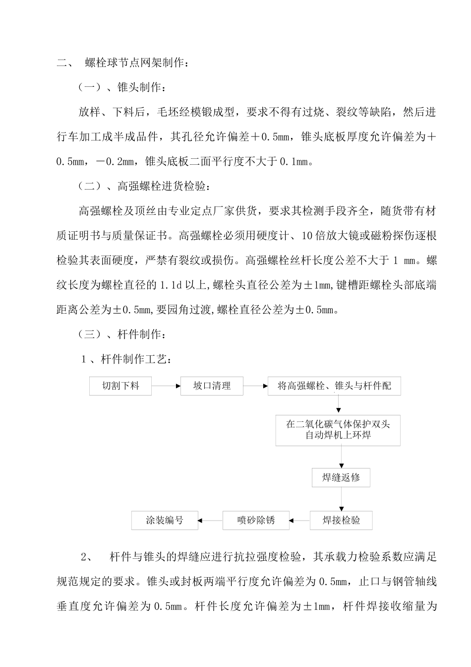 网架制作安装及屋面板安装施工组织设计_第2页