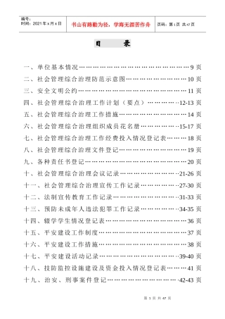 综合治理台账德盈123