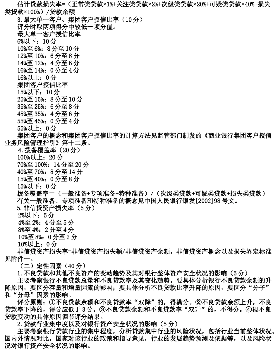 股份制商业银行风险评级暂行体系_第3页