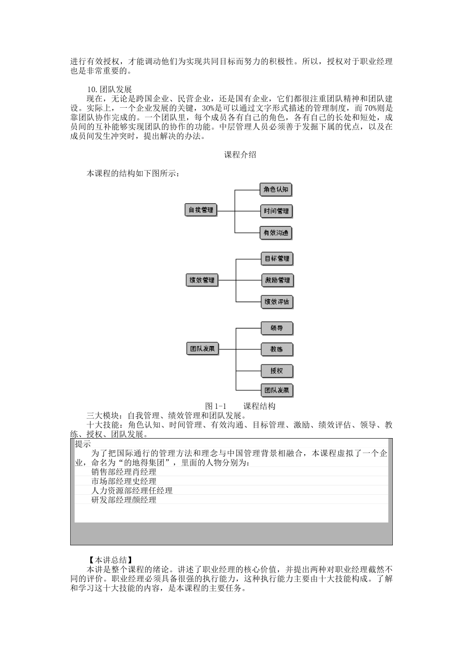 职业经理十项管理技能训练内容_第3页