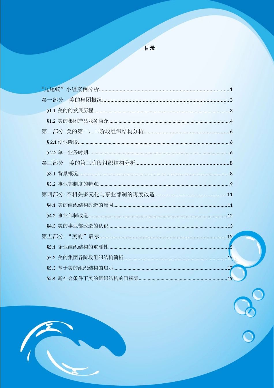 美的集团组织结构咨询建议书_第2页