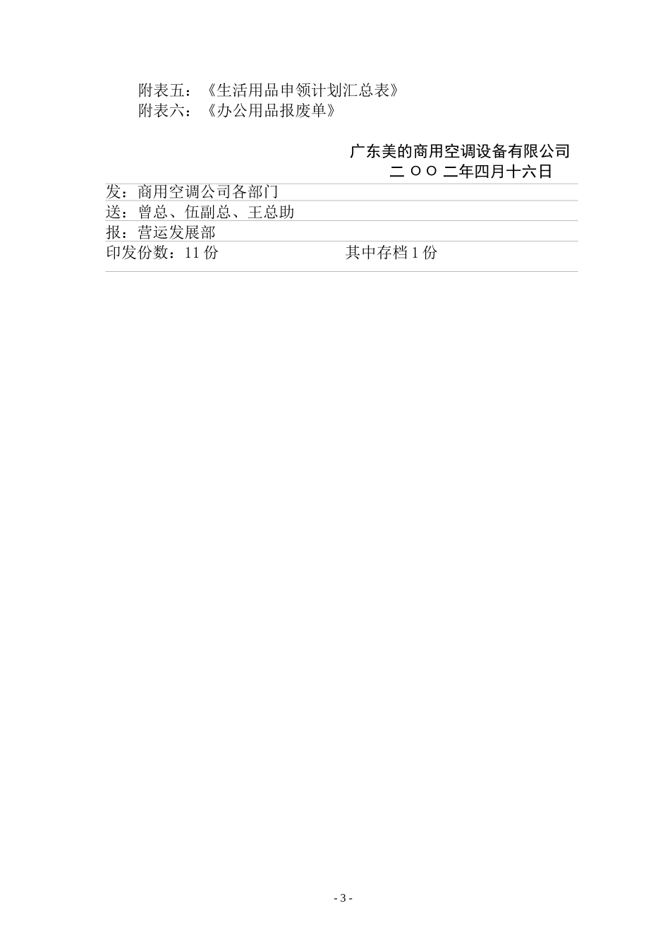 美的办公用品管理办法_第3页