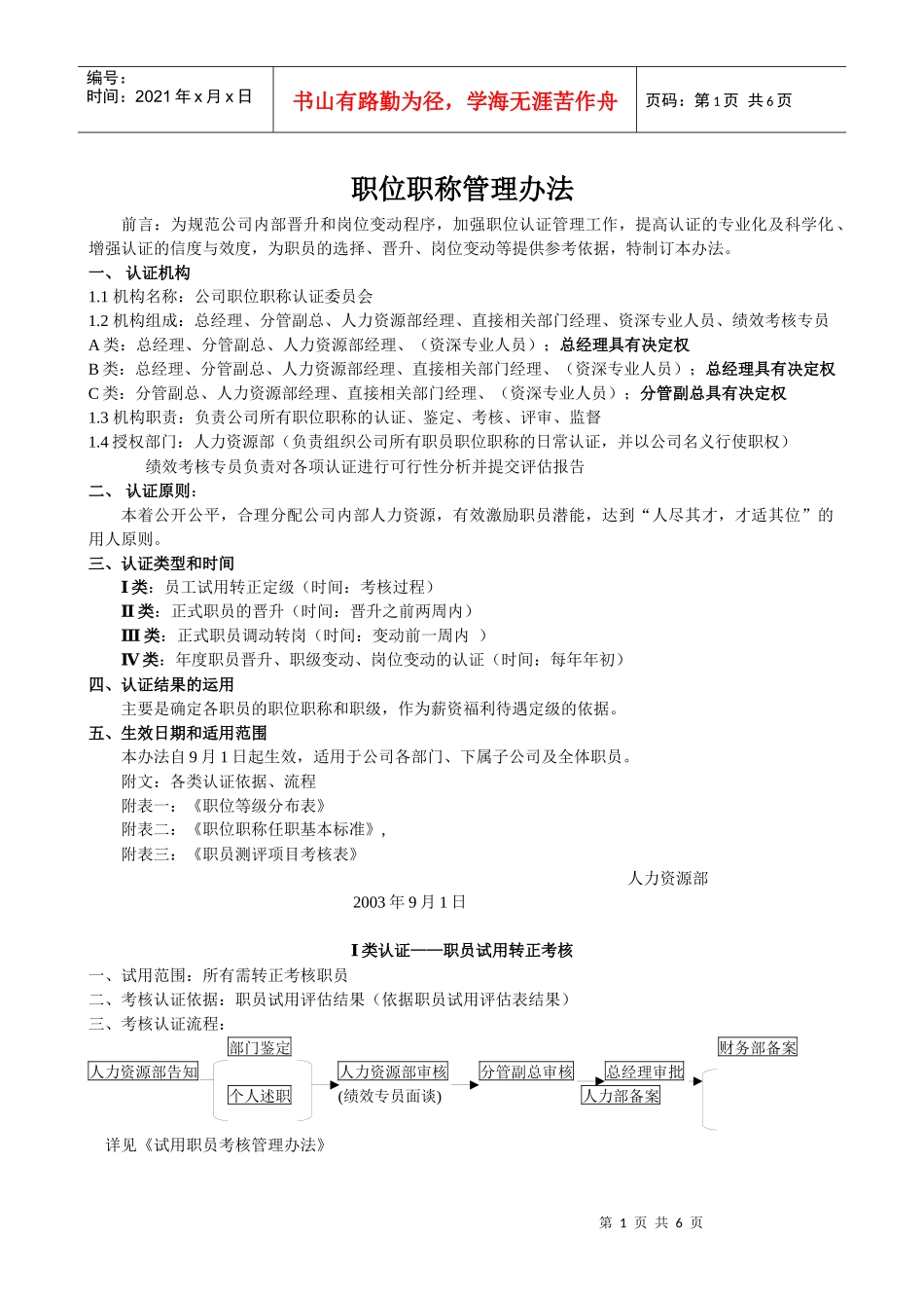 职位职称管理办法_第1页