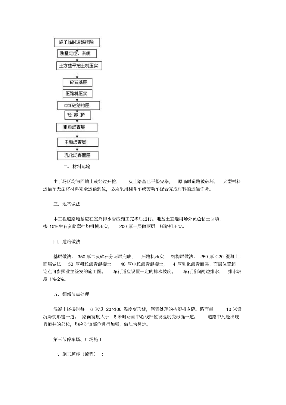 住宅小区室外总体施工方案_第3页