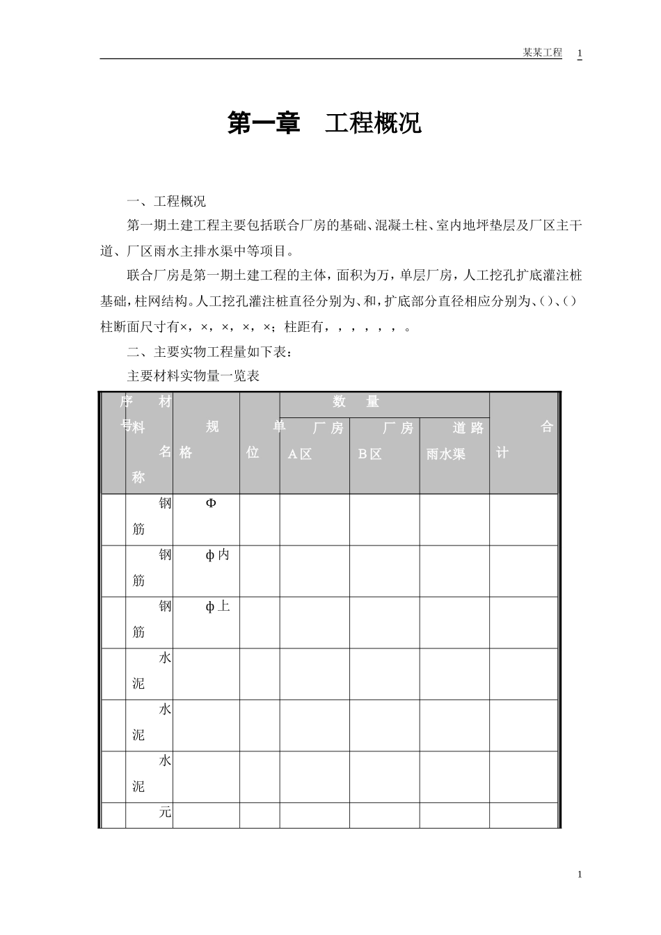联合厂房施工组织设计方案(DOC34页)_第3页