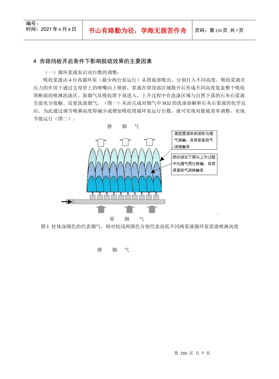 膏湿法脱硫的运行调整及系统问题处理doc-影响脱硫效率的_第3页