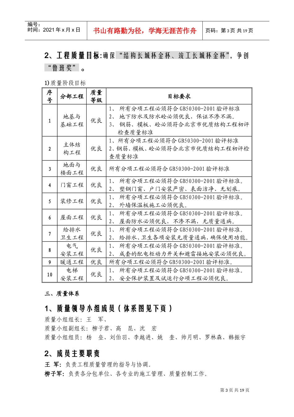 航天部708所装修创优策划(DOC26页)_第3页