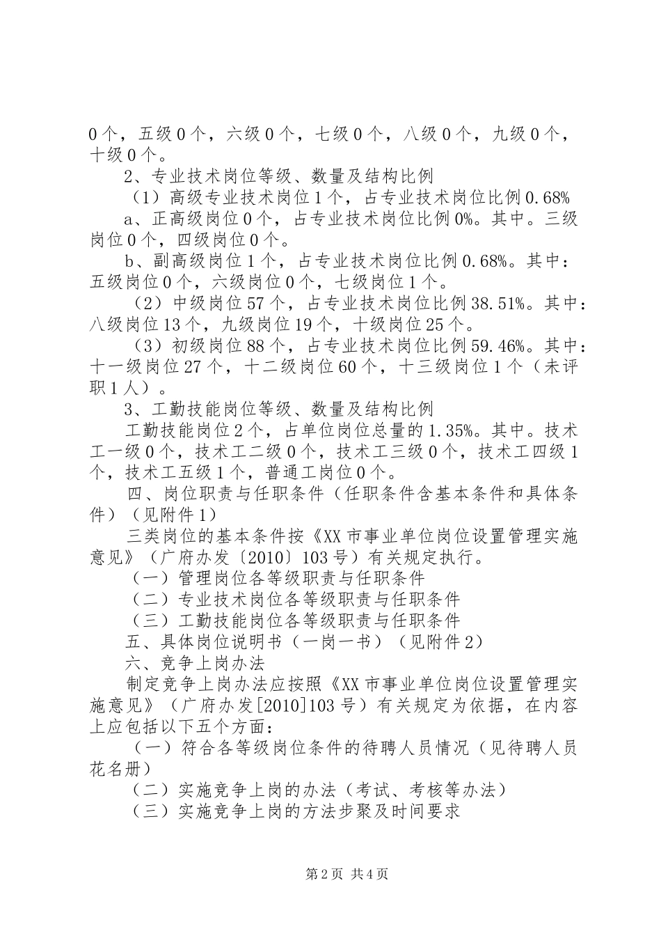 学校岗位设置实施方案 _第2页