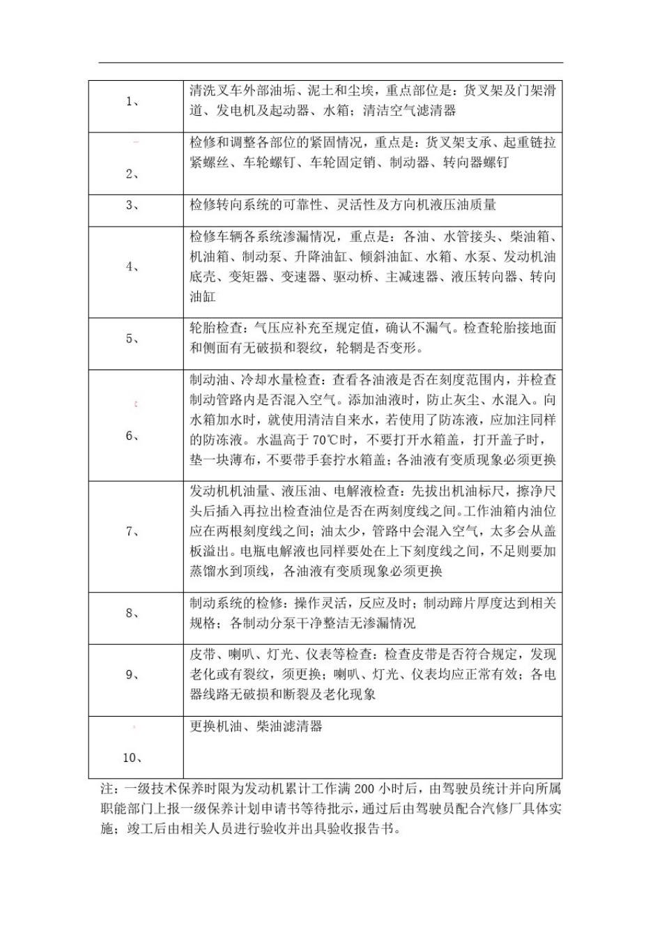 叉车维护保养细则_第3页