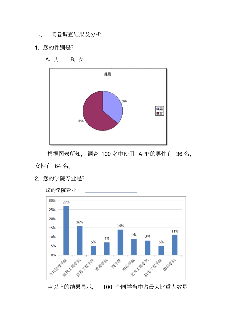 大学生手机APP使用调查报告_第2页