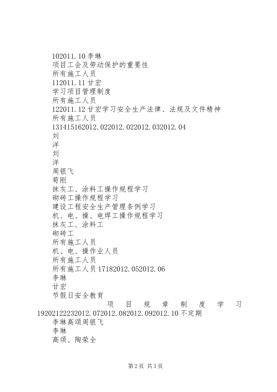 农民工夜校培训实施方案 _第2页