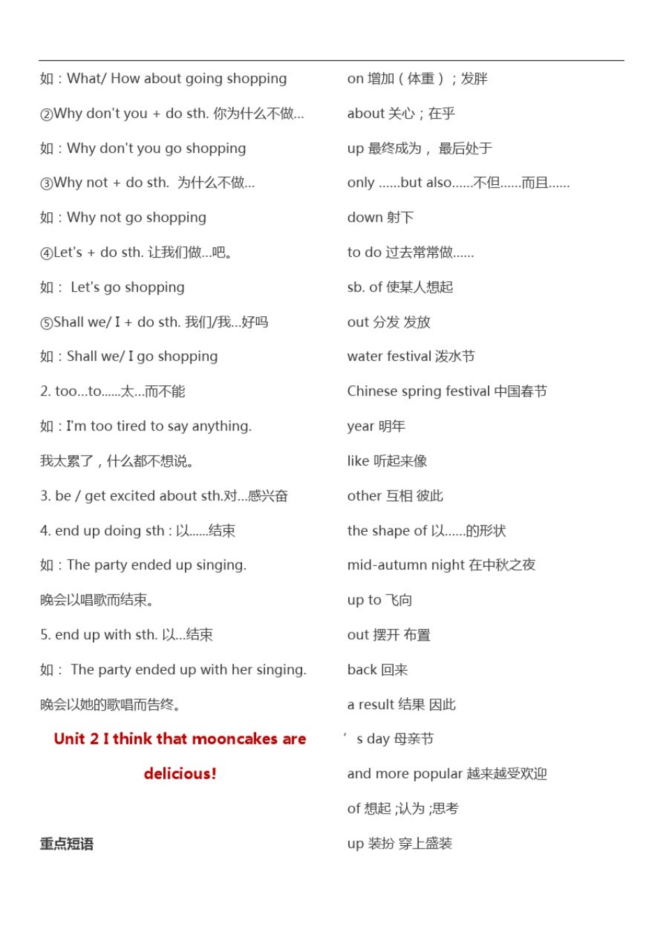 人教版九年级英语课本全部知识点_第3页