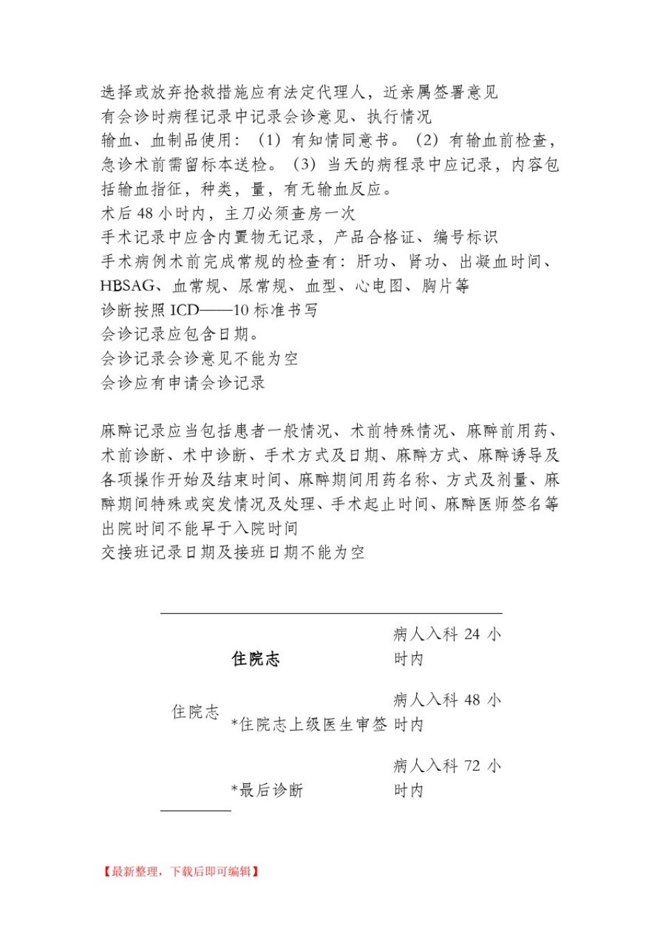 医院医生质控标准(完整资料).doc_第2页