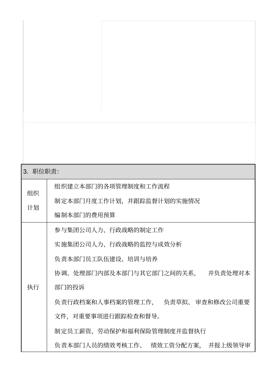 人力、行政部岗位职责_第2页