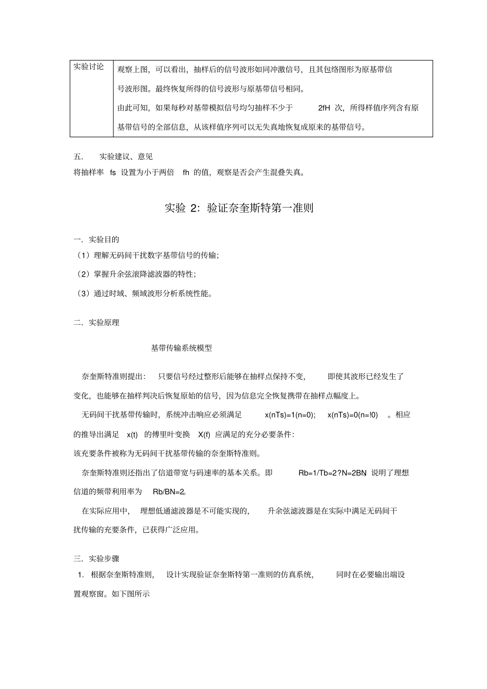 北邮通原软件实验报告_第3页