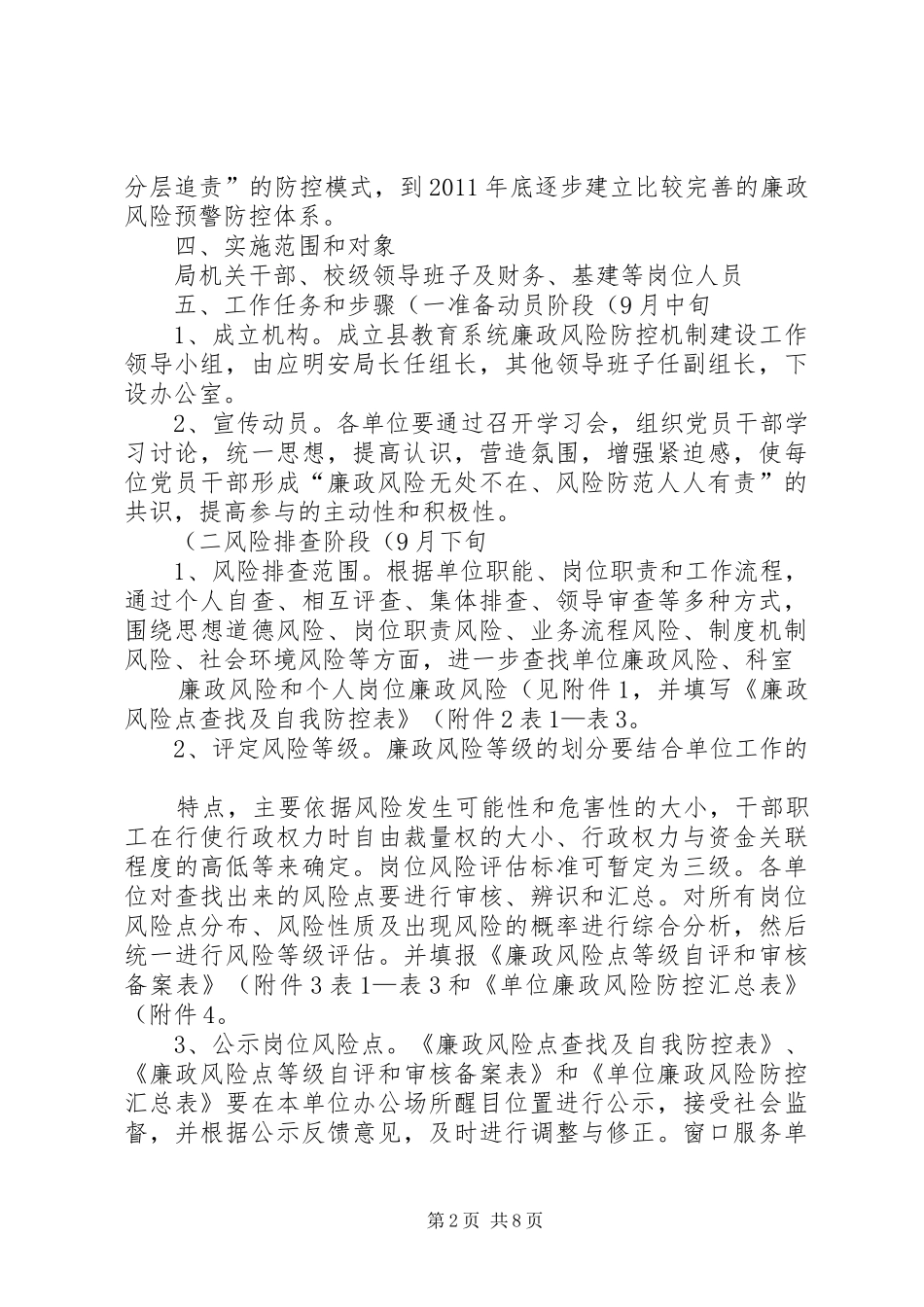 市质监局机关和直属事业单位开展廉政风险防控机制建设方案 _第2页