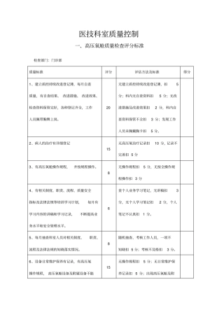 医技科室质量控制