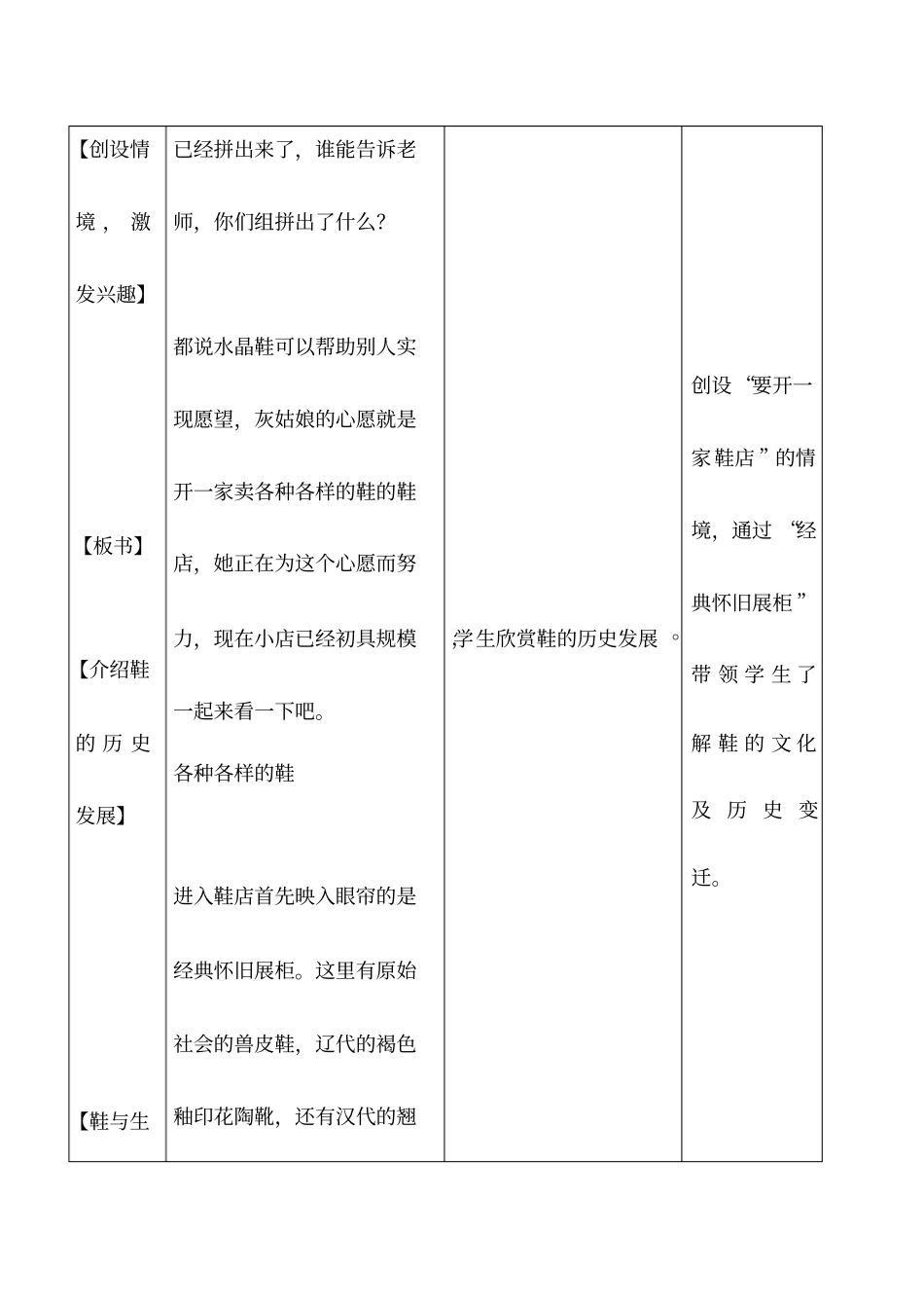 小学美术《1各式各样的鞋》优质课教案、教学设计_第3页