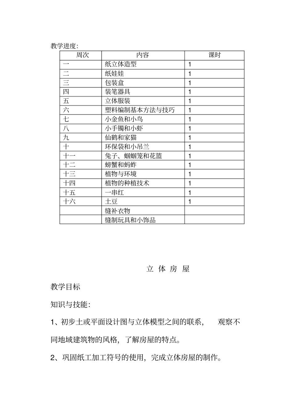 四年级劳技下_第2页