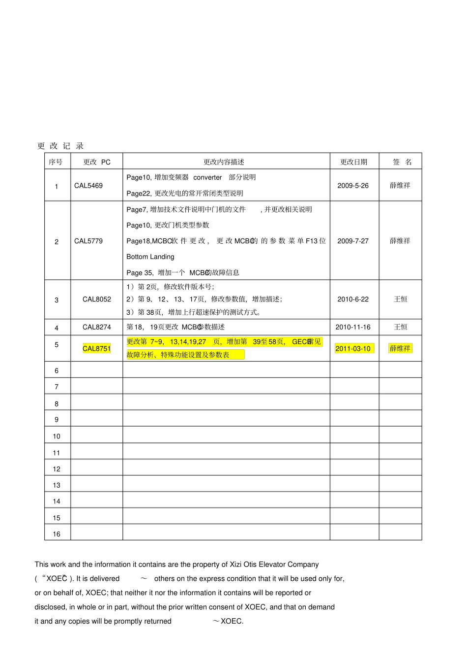 奥的斯电梯最新调试资料_第3页